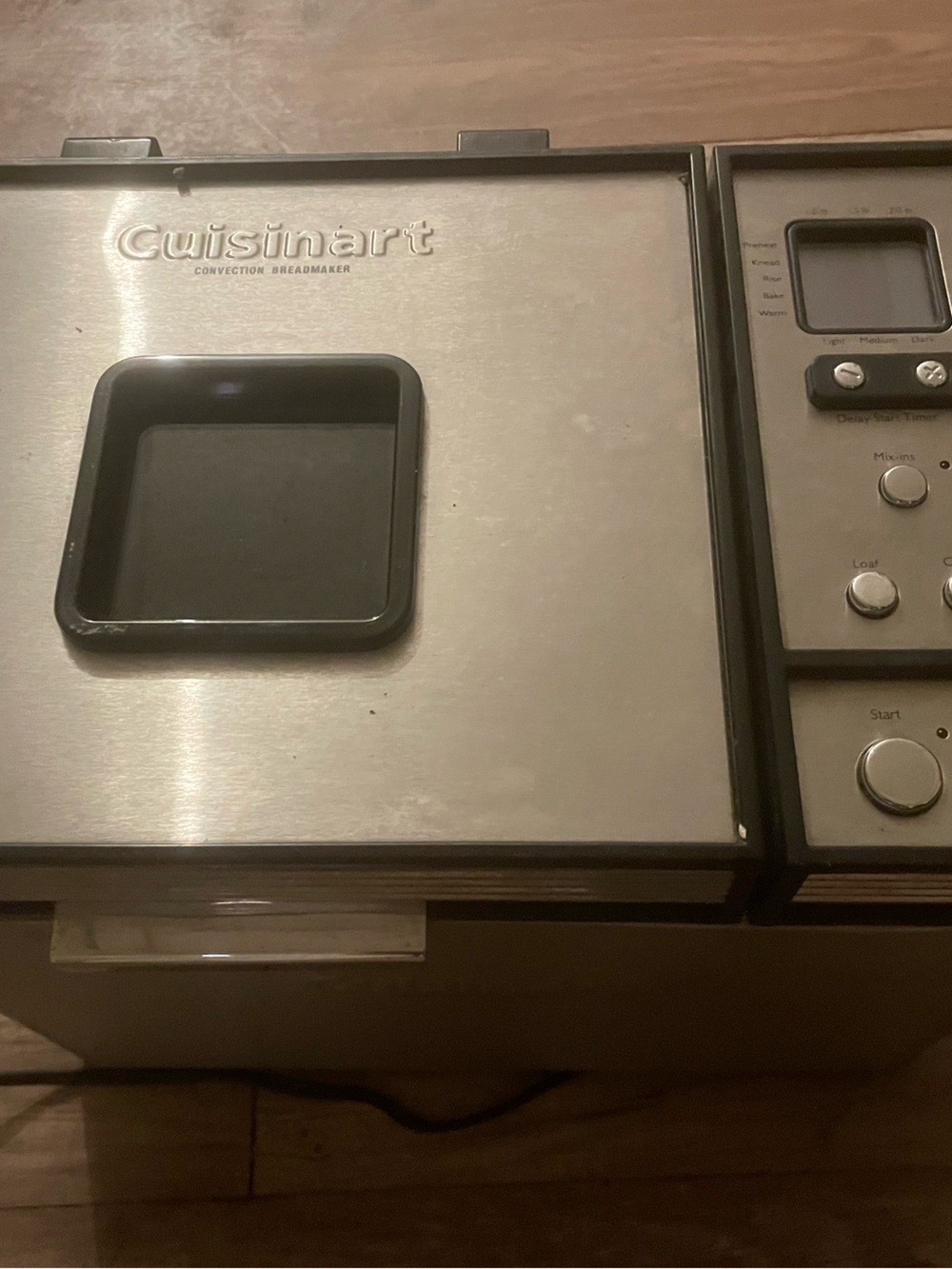 Cuisinart Brushed Stainless Steel Bread Maker - Silver and Black